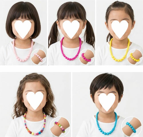 キッズ ビーズ ネックレス ブレスレット セット結婚式 入学 入園 イミテーション フォーマル シンプル ネックレス キッズ kids ジュニア 子供 用 男の子 女の子 レディース アクセサリー アクセTOY おもちゃ かわいい 可愛い おしゃれに お洒落に