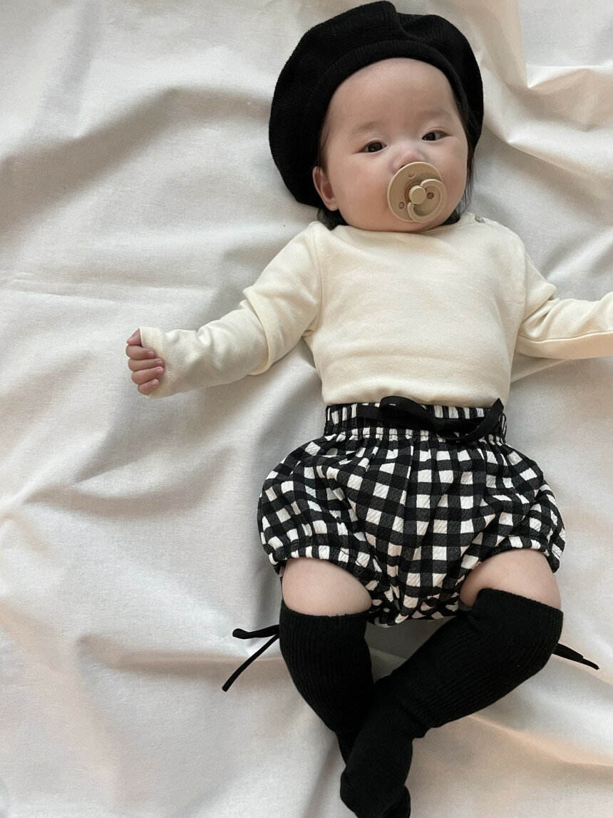 ブルマ ベビー 韓国 ベビー服 ナチュラル 韓国子供服 男の子 女の子 赤ちゃん パンツ 韓国ベビー服 ベビー キッズ 子供 シンプル 出産祝い 子ども服 べべリン 2