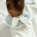 【Lien de famille】天使の羽スタイ(ブルー)(もこもこ天使スタイ Lien de famille リヤンドファミーユ くも型 羽 ビブ bib sty かわいい ギフト 出産祝い 熨斗 贈り物 包装)