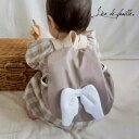 【Lien de famille】天使の羽リュック(ブラウン)(リュック 赤ちゃん ベビー 子ども こども もこもこ天使のリュック リュックサック かばん カバン かわいい 背負う ベビーリュック 子供用リュック お出かけ おでかけ)(4)