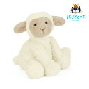 【jellycat ジェリーキャット】ファドルウードル ラムM（出産祝い 誕生日 誕生祝い ハーフバースデー メモリアル クリスマス お祝い ベビーギフト プレゼント 贈り物 無料ラッピング 人気 かわいい ロイヤルファミリー イギリス 耳に星 星柄 白）