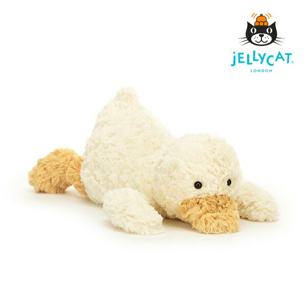 【jellycat ジェリーキャット】タンブリーダック（Tumblie Duck JELLYCATあひる アヒル ぬいぐるみ 動物 ファーストトイ 女の子 男の子..