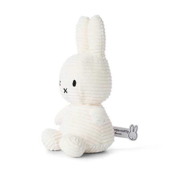 Miffy Corduroy ミッフィーぬいぐるみ 23cm ホワイト(オリジナル 出産祝い 誕生日 ...
