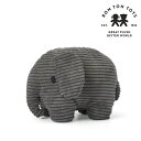 Elephant Corduroy エレファント ぬいぐるみ 20cm グレー（エレファント 出産祝い 誕生日 ハーフバースデー メモリアル クリスマス ベビーギフト プレゼント 贈り物 人気 かわいい スタイ 特典 無料プレゼント 0歳 1歳 2歳 3歳）