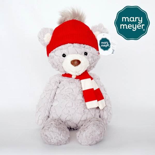 【Mary Meyer】パティ シャドーベア ハット＆スカーフ (クリスマス)(出産祝い お祝い 贈り物 ギフト プ..