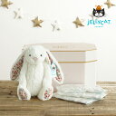 出産祝いギフト 【jellycat ジェリーキャット】ブロッサム クリームバニー M　おむつボックスセット (出産祝い 誕生日 誕生祝い ハーフバースデー クリスマス お祝い プレゼント 贈り物 人気 可愛い 1歳 キッズ ベビー 赤ちゃん おむつ)