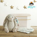 楽天Bebery（ベベリー）楽天市場店【jellycat ジェリーキャット】ブロッサム ベアベージュバニー M　おむつボックスセット （出産祝い 誕生日 誕生祝い ハーフバースデー クリスマス お祝い プレゼント 贈り物 人気 可愛い 1歳 キッズ ベビー 赤ちゃん おむつ）