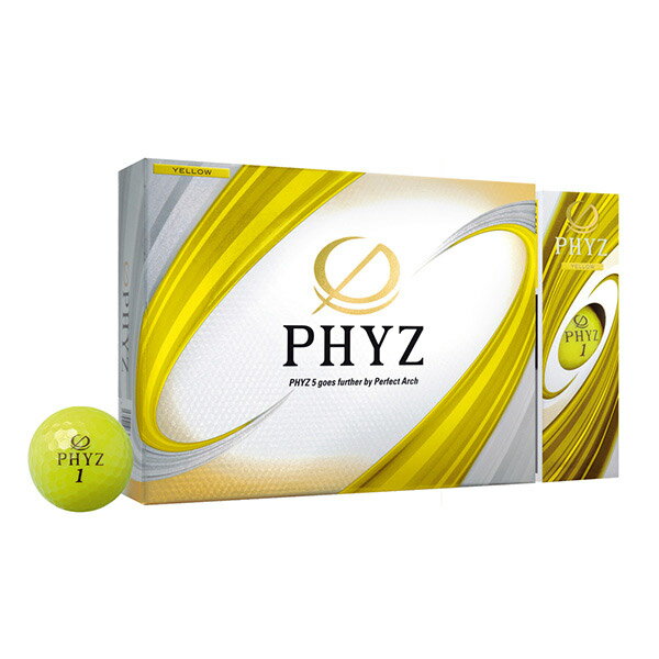 ブリヂストン PHYZ イエロー(雑貨 生活雑貨 生活用品 BRIDGESTONE GOLF ゴルフボール ギフト プレゼン..