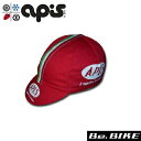 apisAPIS RED 自転車 キャップ サイクルキャップ