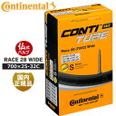 コンチネンタル チューブ RACE 28 WIDE レース28 ワイド国内正規品 自転車 チューブ 700×25-32C 仏式 42mm 60mm 軽量チューブ...