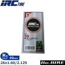 IRC 26x1.60/2.125 チューブ (米式バルブ) (40mm) 自転車 チューブ