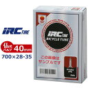 IRC チューブ WO WO 700×28C-35C 27×1 1/8-1 3/8 仏式バルブ 40mm 1本売り 自転車 チューブ ロードバイク 700Cチューブ ロングバルブ