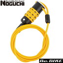 NOGUCHI JY-172P ワイヤーロック イエロー 自転車 鍵 ワイヤーロック