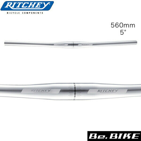 RITCHEY(リッチー) CLASSIC FLAT 31.8 シルバー 自転車 ハンドル ライザーバー