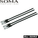 SOMA クラシックWトーストラップ ブラック トークリップ・ストラップ 自転車 bebike