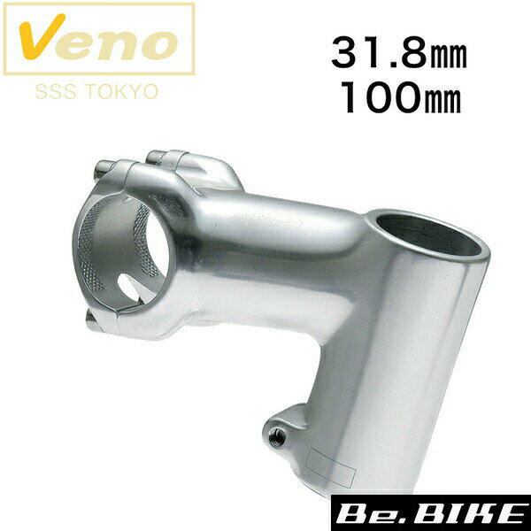 Veno ハイスタックステム 31.8/100mm シルバー ステム 【仕様】 1-1/8" フォークコラム挿入域:75mm 75° 6061-T6アルミ 決済を銀行振込でお考えの方　こちらをお読みください。Veno ハイスタックステム 31.8/100mm シルバー ステム ヴェノは、自転車にかかわる製品について、 カテゴリーや慣例にとらわれない創造性独自性の高い製品作りを心がけるブランドとして誕生しました。 自転車を利用するあらゆる人々とその全ての走行空間をイメージしながら、 情趣に富んだ自転車生活の実現を目指して創出していきます。 ディズナ「工スシェイプステム」をより日常的な自転車生活空間で使用いただけるように、ヴェノブランドから再デビュー。 ハンドルに合わせて25.4mmクランプを新作し、ヴエノシリーズのハンドルバーともマッチング。 海外でも高い評価を得ているオリジナルデザインのステム。 仕様 1-1/8" フォークコラム挿入域:75mm 75° 6061-T6アルミ ハイスタックステム　一覧 &nbsp; 25.4/80mm 25.4/90mm 25.4/100mm 25.4/110mm &nbsp; ブラック 詳細はこちら 詳細はこちら 詳細はこちら 詳細はこちら &nbsp; シルバー 詳細はこちら 詳細はこちら 詳細はこちら 詳細はこちら &nbsp; &nbsp; 31.8/80mm 31.8/90mm 31.8/100mm 31.8/110mm 31.8/120mm ブラック 詳細はこちら 詳細はこちら 詳細はこちら 詳細はこちら 詳細はこちら シルバー 詳細はこちら 詳細はこちら 詳細はこちら 詳細はこちら 詳細はこちら