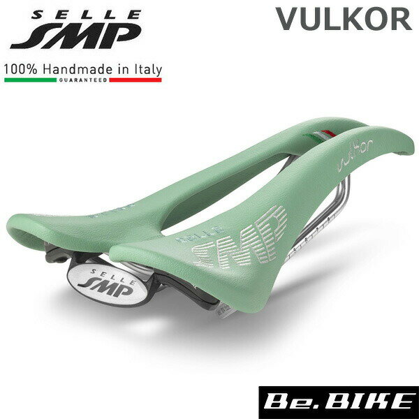 SELLE SMP (セラ エスエムピー) VULKOR ブルコー グリーン 自転車 サドル 穴あきサドル