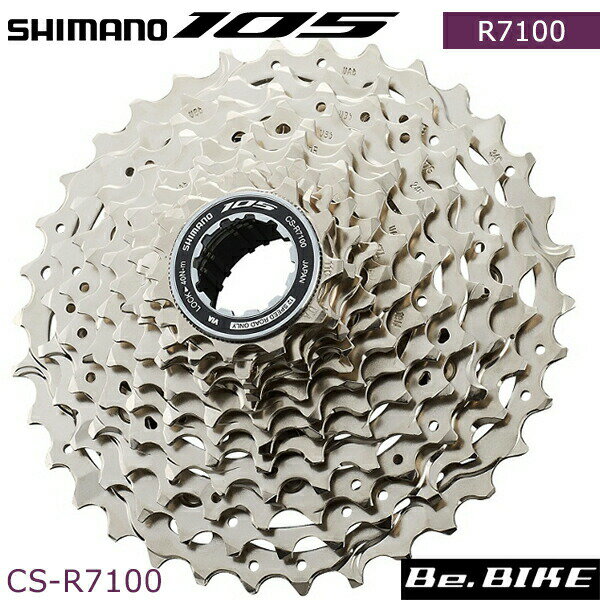 シマノ 105 CS-R7100 12スピード ロード カセットスプロケット 11-34T 自転車 105 R7100 SHIMANO ICSR710012134 ↓↓クリックすると大きくなります。 仕様 詳細 ライダーやロードシーンを選ばない汎用性を持った12速カセット ・洗練された12ステップのギアの組合わせは、あらゆる状況で最高の効率と加速性能を提供 ・新たな12速、既存の11速のロードフリーハブボディー双方に互換性を保持 モデル番号 CS-R7100-12 シリーズ SHIMANO 105 R7100 Di2 シリーズ 平均重量 361 ギアコンビネーション 11-12-13-14-15-17-19-21-24-27-30-34T 組合わせ名（グループ名） 11-34T タイプ HG 対応チェーン HG 12スピード リアスピード 12 メーカー希望小売価格はメーカーカタログに基づいて掲載していますシマノ 105 CS-R7100 12スピード ロード カセットスプロケット 11-34T 自転車 105 R7100 SHIMANO ICSR710012134 ↓↓クリックすると大きくなります。 仕様 詳細 ライダーやロードシーンを選ばない汎用性を持った12速カセット ・洗練された12ステップのギアの組合わせは、あらゆる状況で最高の効率と加速性能を提供 ・新たな12速、既存の11速のロードフリーハブボディー双方に互換性を保持 モデル番号 CS-R7100-12 シリーズ SHIMANO 105 R7100 Di2 シリーズ 平均重量 361 ギアコンビネーション 11-12-13-14-15-17-19-21-24-27-30-34T 組合わせ名（グループ名） 11-34T タイプ HG 対応チェーン HG 12スピード リアスピード 12