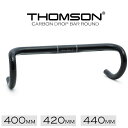 自転車 ハンドル トムソン ドロップバー THOMSON CARBON DROP BAR ROUND カーボン ドロップハンドル ロードバイク