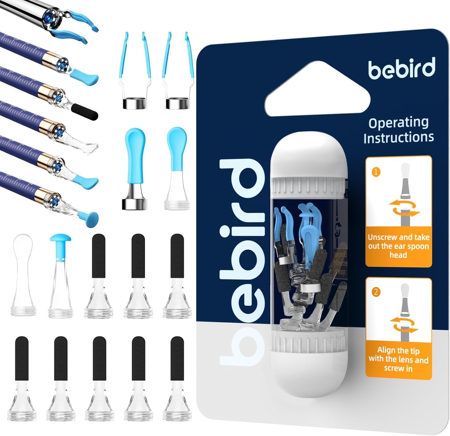 商品名Bebird-R37Rサイズ14本セット寸法8*6.1*1.6mm重さ10g特徴【 4WAY 多機能ヘッド 14 本セット、全タイプ耳垢に対応】スクレーパー・ピック・吸着スポンジ・医療用ピンセットの 4 タイプを 14 本大容量セットに収録。ベタつく軟耳垢、飛び散りやすい乾燥耳垢、細かい角質までそれぞれ専用ヘッドでスッキリ除去でき、ご家族全員の耳掃除ニーズに一気に応えます。 【精密メディカルピンセットでピンポイント除去】医療用ステンレス素材のピンセット先端は 0.1mm 単位で微調整可能。カメラ映像を見ながら奥に詰まった大きな耳垢や頑固な角質を逃さずつまみ出せ、通常の耳かきでは取りにくい汚れも簡単にケアできます。【抗菌スポンジヘッド、ベタつく軟耳垢を吸着キャッチ】微細スポンジに抗菌加工を施し、柔らかな素材が耳壁を傷つけずベタつく軟耳垢を吸着。汚れが飛び散らず清潔に掃除でき、繰り返し使っても衛生面を保てます。【 2 種スクレーパー搭載、乾燥耳垢を優しく掻き出し】360 度特殊形状ダブルカラーリングスクレーパーとソフトコーティングピックを搭載。弾力性ステンレスコアが乾燥した硬い耳垢を一撃で剥がし、耳の凹凸に残った細かい汚れも優しく掻き出します。【Bebird R37R・第 3 世代 R1 専用純正交換部品 14 本大容量セット】公式純正品なので本体と完全フィット、簡単に付け替え可能。14 本入りで長期間交換用としてたっぷりストックでき、家族でシェアしても交換ヘッドが不足する心配がありません。 保証について1年※注意事項※当店の商品は全て国内から配送されます。※国内配送の商品は国内でのお買い物と同じく消費税が発生いたします。関税はかかりません。※色がある場合、モニターの発色の具合によって実際のものと色が異なる場合がある。 ※製造時期によりデザインや仕様に若干の変更がある場合がございます。予めご了承ください。配送について※同じ注文で2点以上ご購入頂く場合には、分けて発送可能性がございます。※一時欠品の際は、ご注文頂いて4～7日の入荷となります。※万が一ご出荷が遅れる場合はメールでご連絡致します。 ※直接仕入先からの発送する場合があります。 ※パッケージや衣装箱が予告無く変更になる場合がございます。 ※メーカー完売の際はご容赦ください。 検索関連キーワードBebird 公式出品 耳かき 先端部品 交換用【R37R】【第三世代R1】適用 4WAY みみかき ツール 吸着型 メンブレンヘッド 抗菌 加工 メディカル ピンセット ピンポイント除去 医療用 ステンレス スクレーパー 贈り物 ギフト 高耐久性 お年寄り 子供向け 送料無料 メーカー希望小売価格はメーカーカタログに基づいて掲載しています