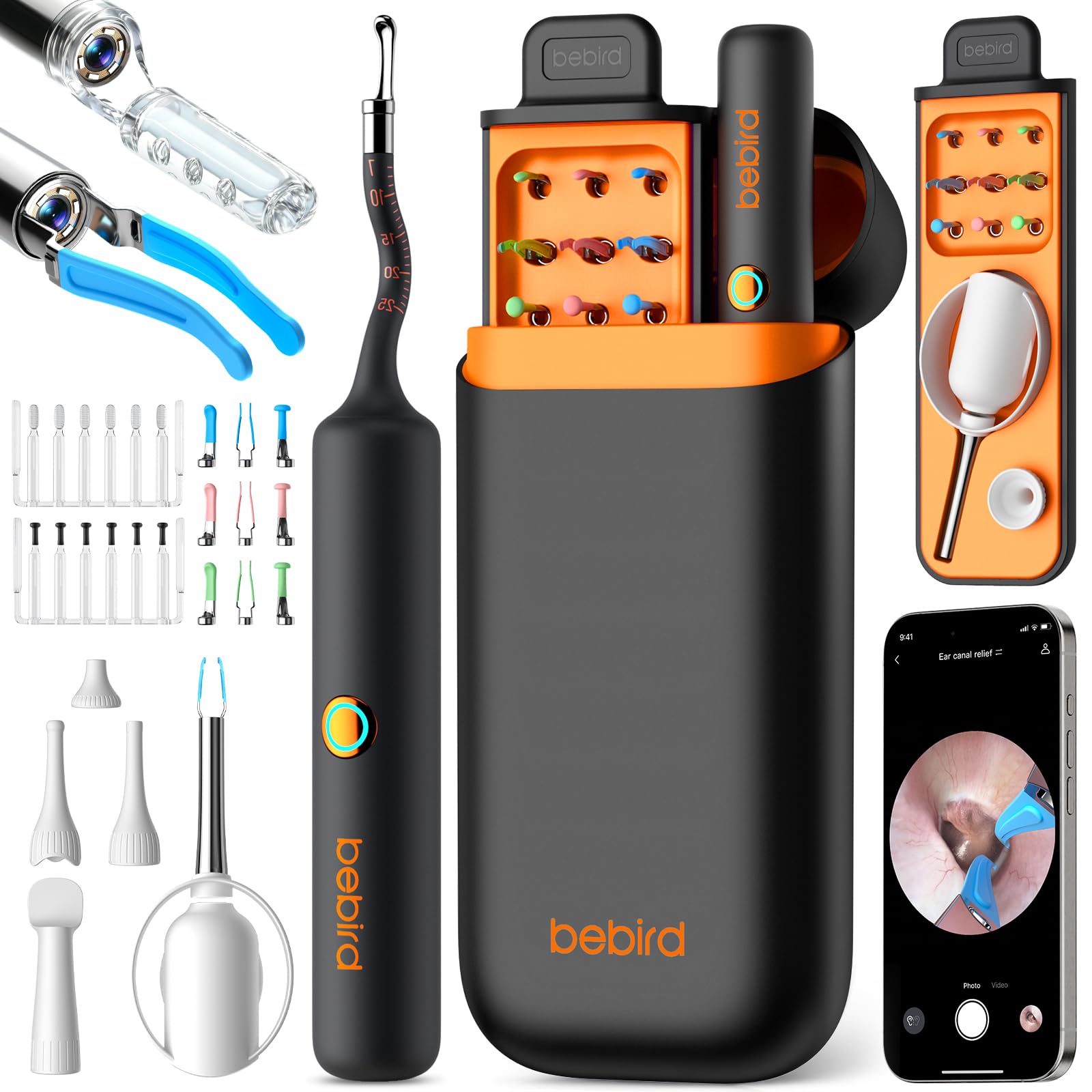 関連商品一覧 商品名bebird-Earsight-Maxカラーブラック重さ290g特徴【2026年10月・待望のアップグレード】 Bebirdのコア技術の進化と生産工程のさらなる最適化により、世界中でご好評いただいているEarsight Plusを大幅アップグレード。新たに「Bebird Earsight Max」として、画質・映像のなめらかさ・レンズチューブの細さ・イヤーピースまで、さまざまな面で進化を遂げました。より快適なビジュアル耳かき体験をお届けします。 【アップグレード1｜1.5K高精細画質・高フレームレート】 Maxは、画質と操作時の映像のなめらかさを大幅に向上。1.5Kの高精細画質に加え、実測で25FPS以上のなめらかな映像を実現。耳の中の細かな部分まで見やすく、動かしながらの操作もよりスムーズに。より快適で高品質なビジュアル耳かき体験を実現します。 【アップグレード2｜3.6mm超極細レンズチューブ】 Maxには、Ultraと同じ3.6mmの超極細レンズチューブを採用。Plusの4.1mmからさらにスリムになり、耳の中で占めるスペースを抑え、狭くカーブした耳道でもより柔軟に操作できます。より快適で扱いやすい耳かき体験を実現します。 【アップグレード3｜新搭載・粘着式耳かきヘッド】 Maxには、レンズチューブに装着できる使い捨て粘着式耳かきヘッドを新搭載。粘着力で耳道に付着した取りにくい細かな耳垢をやさしくキャッチ。カメラで耳の中を確認しながら、気になる部分を狙ってケアできます。 【アップグレード4｜3色のイヤーピースセット】 Ultraから採用している家庭での衛生的な耳ケアという考え方をMaxにも継承。3色のイヤーピースを付属し、家族で「1人1色」と色分けして、それぞれ専用で使用できます。複数人での共用による衛生面の気がかりを減らし、毎日の耳ケアをより清潔・安心に。 【TIPS】 アップグレードは、まだまだあります。 そのほかの進化も、ぜひ実際に使いながら見つけてみてください。保証について1年※注意事項※当店の商品は全て国内から配送されます。※国内配送の商品は国内でのお買い物と同じく消費税が発生いたします。関税はかかりません。※色がある場合、モニターの発色の具合によって実際のものと色が異なる場合がある。※製造時期によりデザインや仕様に若干の変更がある場合がございます。予めご了承ください。配送について※同じ注文で2点以上ご購入頂く場合には、分けて発送可能性がございます。※一時欠品の際は、ご注文頂いて4～7日の入荷となります。※万が一ご出荷が遅れる場合はメールでご連絡致します。 ※直接仕入先からの発送する場合があります。 ※パッケージや衣装箱が予告無く変更になる場合がございます。 ※メーカー完売の際はご容赦ください。 検索関連キーワードBebird 耳かき カメラ 高画質 耳かき ピンセット カメラ bebird カメラ付き耳かき ビーバード 耳かき 耳掃除 耳垢取り bebird SE Max カメラ付き 1080P画質強化処理 明るさ調節可能LEDライト付き ピンセット付属 Bebird専用アプリ IP67防水 イヤースコープ 耳かき 子供 大人 お年寄り 子供向け 日本語取扱説明書付き 送料無料 耳かき カメラ 耳かき 匠の技 耳かき ライト 耳かき 子供 耳かき 粘着 耳かき ピンセット 耳かき カメラ付き 耳かき カメラ 高画質 耳かき カメラ 極細 耳かき カメラ付き日本製 耳かき カメラ スマホ 耳かき カメラ 日本製 耳かき カメラ付き Android 耳かき カメラ 録画 耳かき カメラ ピンセット 耳かき カメラ付き一体型 耳かき 吸引式 カメラ付き 耳かき ライト LED 耳かき ライト付きカメラ付き 耳かき ライト イヤースコープ 子供 耳かき ライト付き 子供 耳かき ライト付きピンセット 耳かき 子供用 耳かき 子供 シリコン 耳かき ピンセット 子供 耳かき ピンセット カメラ 耳かき ライト ピンセット 耳垢 耳垢をごっそり 取る 耳垢 耳垢 取り 耳垢 ピンセット 耳垢 掃除器具 耳垢 水 耳垢 鉗子 耳垢 取り 器具 耳介護 耳掃除 カメラ 耳掃除 ごっそり 取れる 耳掃除機 耳掃除 カメラ付き 耳掃除 ピンセット 耳掃除器具 耳掃除 粘着 耳掃除 綿棒 bebird 耳かき Bebird カメラ付き耳かき Bebird 耳かき パーツ 介護用耳かき 耳の中確認できる 高齢者 耳垢除去 耳鏡 一人で耳掃除できる 介護便利グッズ 誕生日 プレゼント 耳かきカメラ 父の日 母の日 ギフト イヤースコープ 引っ越し祝い 便利生活雑貨 内祝い 実用的贈り物 元日 成人の日 建国記念の日 天皇誕生日 春分の日 昭和の日 憲法記念日 みどりの日 こどもの日 海の日 山の日 敬老の日 秋分の日 スポーツの日 文化の日 勤労感謝の日 大晦日 正月 節分 バレンタインデー ひな祭り ホワイトデー 桜祭り 七夕 祇園祭 お盆 月見 ハロウィン 七五三 クリスマス お中元 お歳暮 内祝い 冬ギフト メーカー希望小売価格はメーカーカタログに基づいて掲載しています