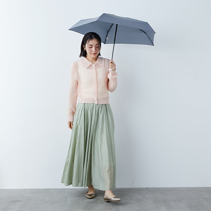 【because 公式】リトルユー ミニ 折りたたみ傘 折り畳み傘 雨傘 傘 UVカット 撥水 レディース ギフト プレゼント おしゃれ 上品 女性 50cm ビコーズ 晴雨兼用 軽量 |かさ 軽い コンパクト 小さい 小さめ 可愛い 無地 シンプル 通勤 紫外線対策