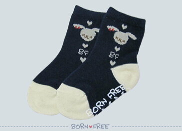 BORN FREE ( ボンフリー ) ソックス 顔 コン ベビー用品 出産祝い おしゃれ かわいい 日本製 女の子 男の子 赤ちゃん