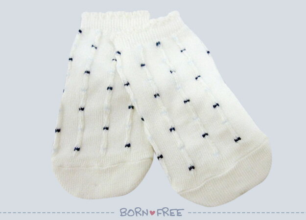 【2点以上で送料無料クーポン】 BORN FREE ボンフリー ソックス ドット コン 9〜11cm ベビー用品 出産祝い おしゃれ かわいい 日本製 女の子 男の子 赤ちゃん プチギフト