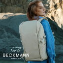 【BECKMANN】ベックマン ノルウェー バックパック STREET GO Beige リュック 26L メンズ レディース 北欧 ベージュ 大容量 撥水 ビジネス パソコン ノートPC チェストベルト ヒップベルト 通学 通勤 出張 旅行 北欧