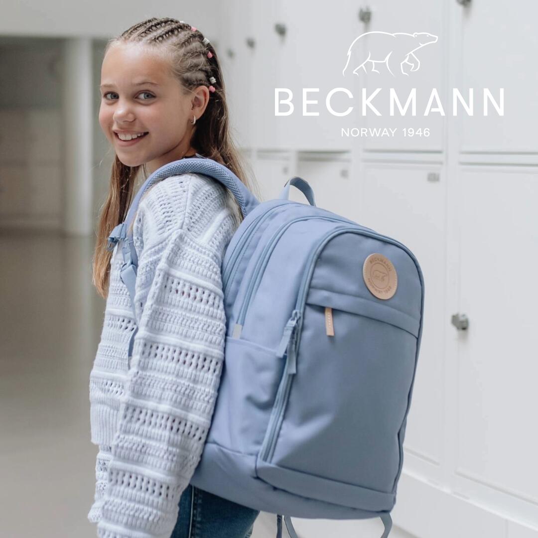 【BECKMANN】ベックマン ノルウェー リュック URBAN Midi Blue Shadow キッズ レディース リュックサッ..