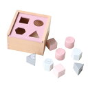 LabelWood (レーベルウッド) シェイプソーターボックス 型はめパズル かたはめパズル 積み木 木のおもちゃ 知育玩具 天然木の温もり シンプルでかわいいデザイン 部屋になじむ
