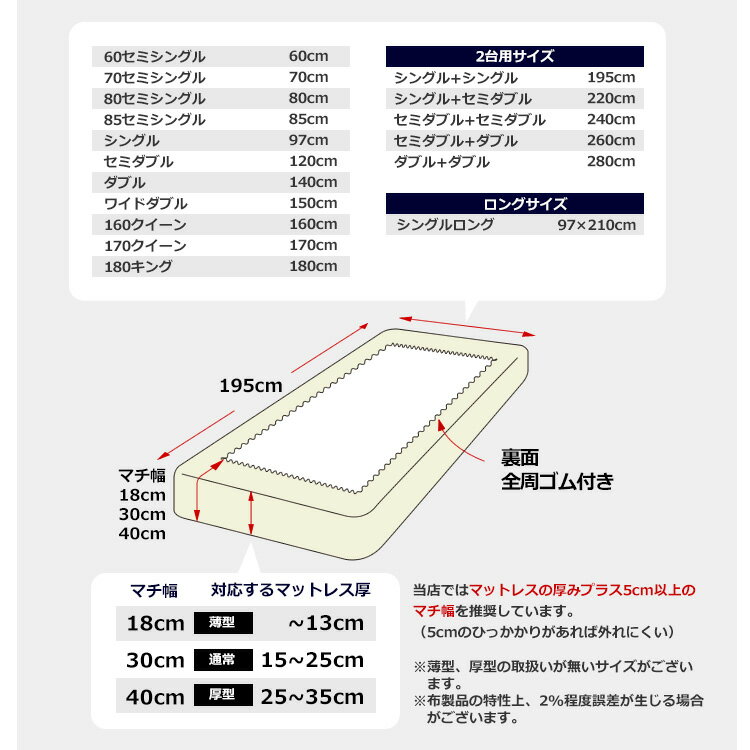 【9/1(日)20時〜4H限定5%オフクーポン配布中】マットレスカバー ボックスシーツ キング シングル2台用サイズ シングル+シングル G01キナリ モカ ゴム留めタイプ ファミリーサイズ ベッドカバー ワイドキング