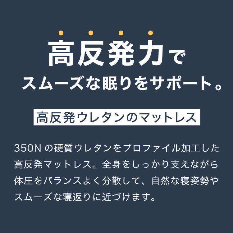 RISE 極厚高反発マットレス 350N 厚さ12.5cm シングル セミダブル ダブル ライズ東京 ゼログラビティ 硬質ウレタン 3つ折り ベッドマットレス トッパー 体圧分散 寝返り【送料無料】 [2]