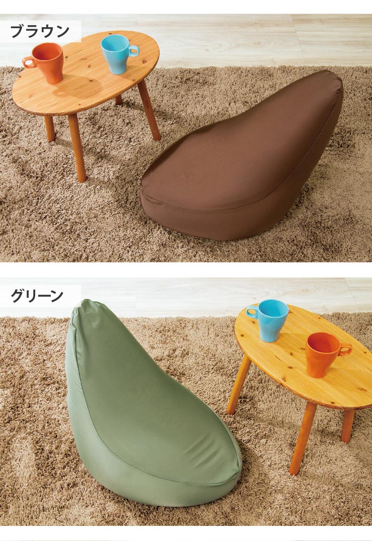 ビーズクッション しずく 日本製 国産極小ビー...の紹介画像2