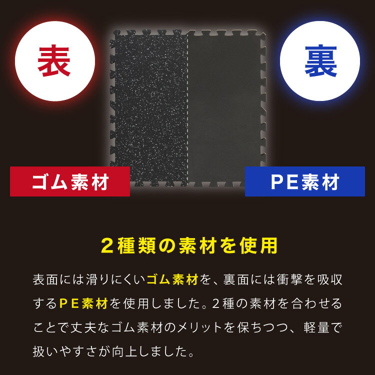 トレーニングマット 厚手 4枚 8枚 12枚 16枚 大判 幅広 厚さ 20mm フリーカット ストレッチマット ヨガ フィットネス ジムマット プレイマット スポーツマット トレーニング 大きい 硬い ジョイント 筋トレ 【送料無料】
