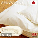 【レビュー報告で布団回収サービス】 日本製 羽毛85% ダウンケット(0.2kg) シングルロング 国産 羽毛ふとん 高品質エクセルゴールドラベル ダウン85%...