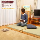 スプリング付畳マット 折りたたみ 高さ9.5cm たたみ スノコ ヒノキ 国産 日本製 完成品 コンパクト 省スペース 和風 和室 ベッド(代引不可)【送料無料】(3)