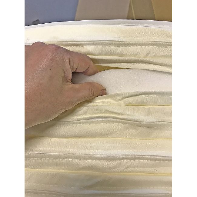 日本製 ウレタン 超コンパクトサイズ 六つ折りマットレス シングルサイズ 六つ折り 軽量 6つ折り マットレス シングル 高反発 かため 体圧分散 200ニュートン 硬質(代引不可)【送料無料】 [3]