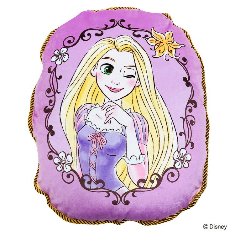 Rakuten - ディズニー ダイカットクッション ラプンツェル ぬいぐるみ クッション 抱き枕 枕 まくら キャラクター Disney プリンセス(代引不可)【送料無料】