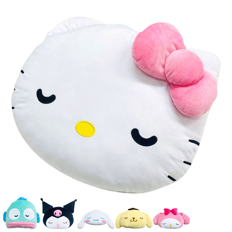 MORIPiLO サンリオ 抱き枕 ハローキティ マイメロディ クロミ シナモロール ポムポムプリン ハンギョドン ねむねむピロー クッション 可愛い 柔らかめ sanrio キャラクター(代引不可)【送料無料】(3.0)