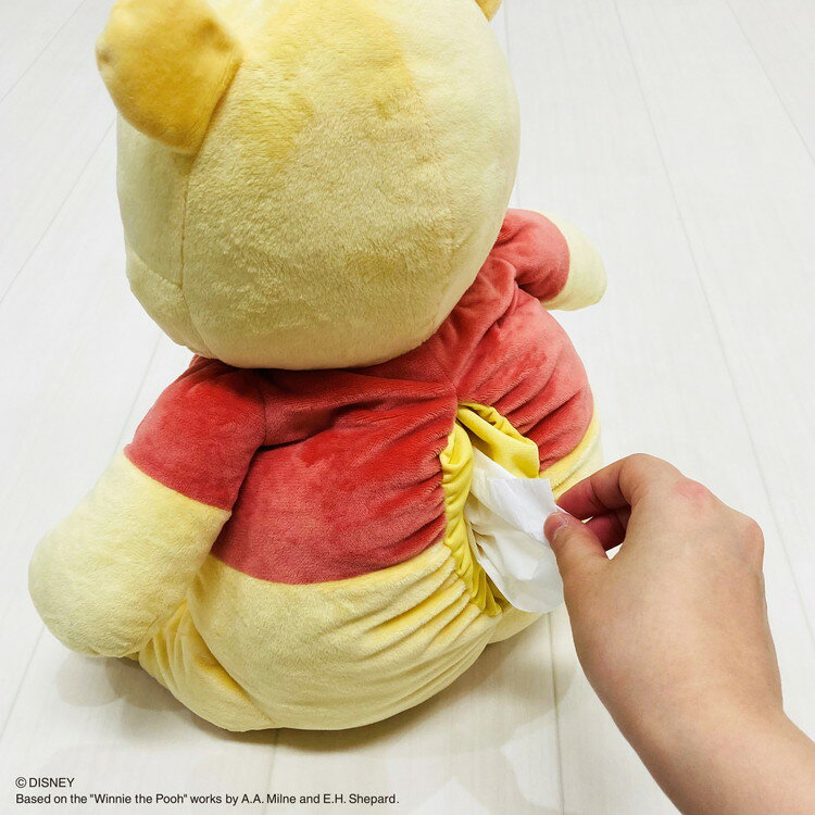 MORIPiLO ディズニー ティッシュケース ベイマックス プーさん おすわりティッシュボックスカバー とろける肌触り 可愛い グッズ ぬいぐるみ ペーパーホルダー キャラクター(代引不可)【送料無料】