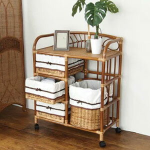 ラタンランドリー籐家具ランドリーサ...