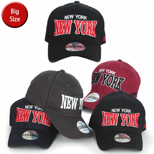 乐天商城 - XL NewYork メンズ キャップ 大きい 大きい帽子 ビックサイズ ロゴ ベースボールキャップ レディース ローキャップ 男女兼用