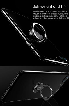 3mm スマホリング リング 落下防止 ホールドリング スタンド 指輪型 リングiPhone8 iPhone7 Plusプラス iphone6s plus Xperia XZs galaxy s8/s8+ アイフォン 超薄型 全機種対応 タブレット スマートフォンスタンド スマホリング