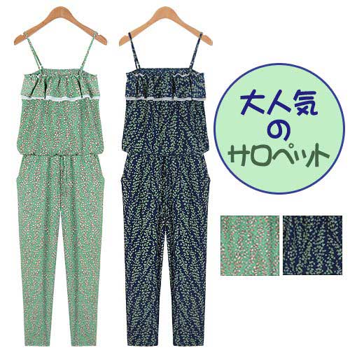 乐天商城 - レディース 大人気のサロペット ワンピース レトロ ノースリ ユニーク柄 ユニック柄 ガーリー セレブ アメカジ系 可愛い レディース GIRL ギャル