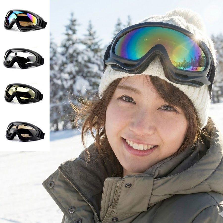 乐天商城 - スキーゴーグル スノーゴーグル バイク用ゴーグル　ウィンタースポーツゴーグル　スノボー眼鏡　 自転車ゴーグル　サイクリング用ゴーグル　UVカット 防風メガネ