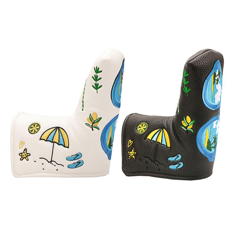 スポーツパターヘッドカバー閉鎖刺繍夏要素クラブヘッドカバー保護防水すべての男性女性