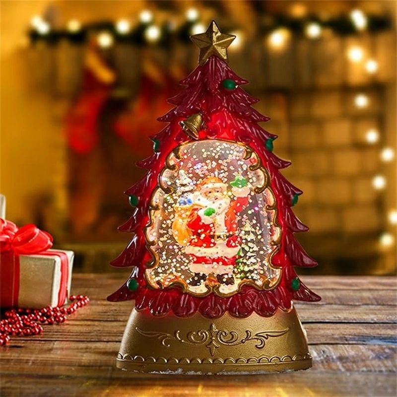 クリスマス スノーグローブ ランタン 光るサンタ スノーグローブ クリスマスデコレーション クリスマス..