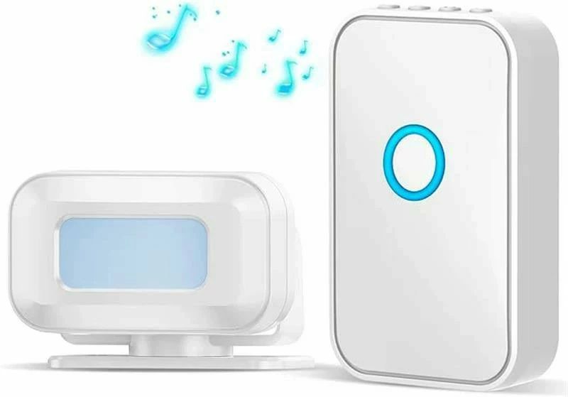 電池別売り お年寄り 玄関 店舗 飲食店 52種類呼び出し音 5段階音量調節 感知範囲レンズカバーで調節 動体検知 配線工事不要 式