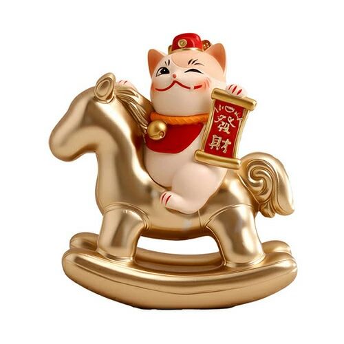 馬オブジェ 置物 開運置物 ミニサイズ デスクトップ装飾 プチ装飾品 金運財運平安 癒し系インテリア リビング書斎用 bedokikou-10018749 ビードゥー喜幸 サンプル画像2
